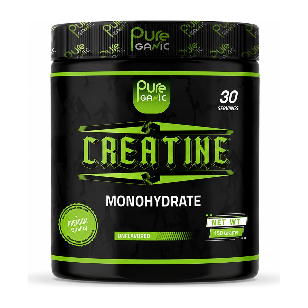 PureGanic Creatine Monohydrate — 150 g, 30 Servings PureGanic Creatine Monohydrate — 150 g, 30 Servings