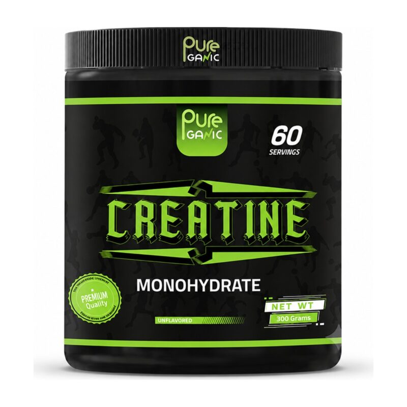 PureGanic Creatine Monohydrate — 300 g, 60 Servings
